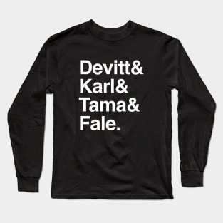 Helvetica List Bullet Club OG's Long Sleeve T-Shirt